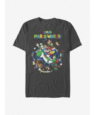 Premium Super Mario Super World T-Shirt $8.99 T-Shirts